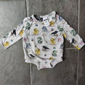 Cotton On Kids Harry Potter Hogwarts Onesie